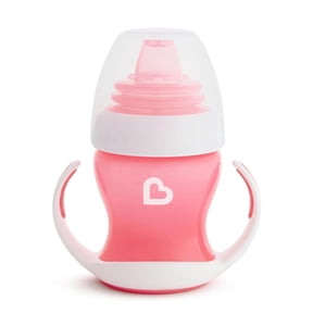 Munchkin® Gentle™ Transition Infant Sippy Trainer Cup, 4 oz, Pink, Unisex