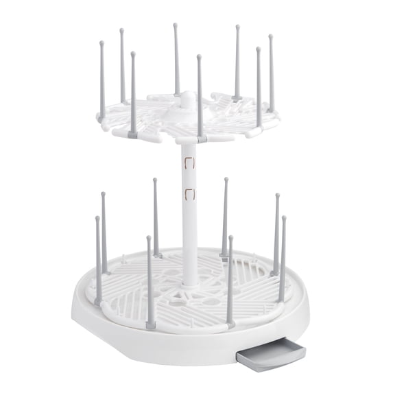 Munchkin High Capacity White Baby Bottles and Accessories Drying Rack