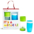thumbnail image 1 of Munchkin® It's a Miracle® 360° Sippy Cup Gift Set, BPA-Free, Blue/Green, Unisex, 1 of 7