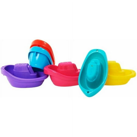 Munchkin® Little Boat Train Baby and Toddler Bath Toy, Multi-color, 6 Piece Set, Unisex