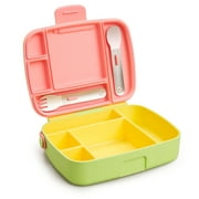 Munchkin® Lunch™ Bento Box with Stainless Steel Utensils, Multi-color, Unisex