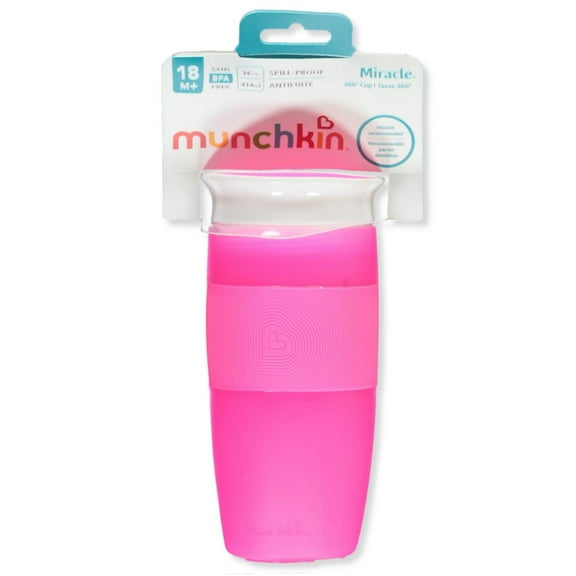 Munchkin MIracle 360 Degree Cup (14 oz.) - fuchsia, one size