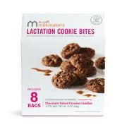 Munchkin® Milkmakers® Lactation Cookie Bites, Chocolate Salted Caramel, Fenugreek Free, 8 Count