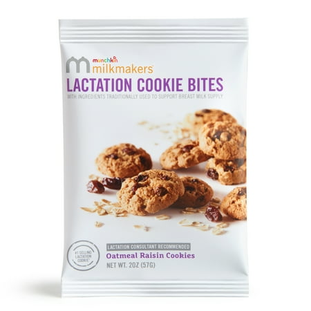 Munchkin® Milkmakers® Lactation Cookie Bites, Oatmeal Raisin, 1 Count