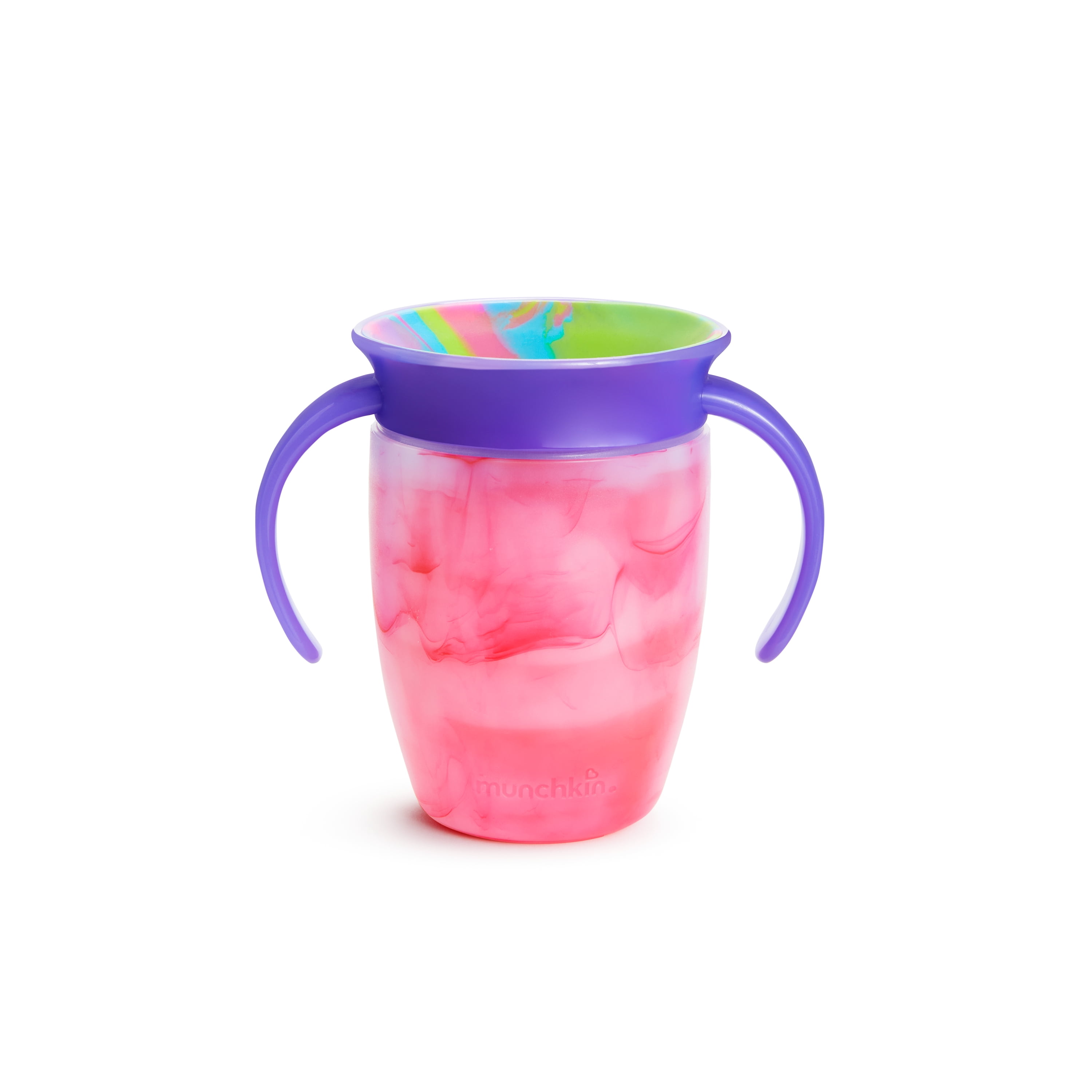 Munchkin® Miracle® 360° Spoutless Tie Dye Trainer Cup, 7 oz, Pink ...
