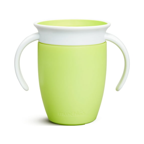 Munchkin® Miracle® 360° Spoutless Trainer Sippy Cup, 7 oz, Green, Unisex