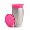 thumbnail image 1 of Munchkin® Miracle® 360° Stainless Steel Toddler Sippy Cup, 10 oz, Pink, Unisex, 1 of 7