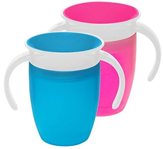 Munchkin Miracle 360 Trainer Cup, Pink/Blue, 7 Ounce, 2 Count