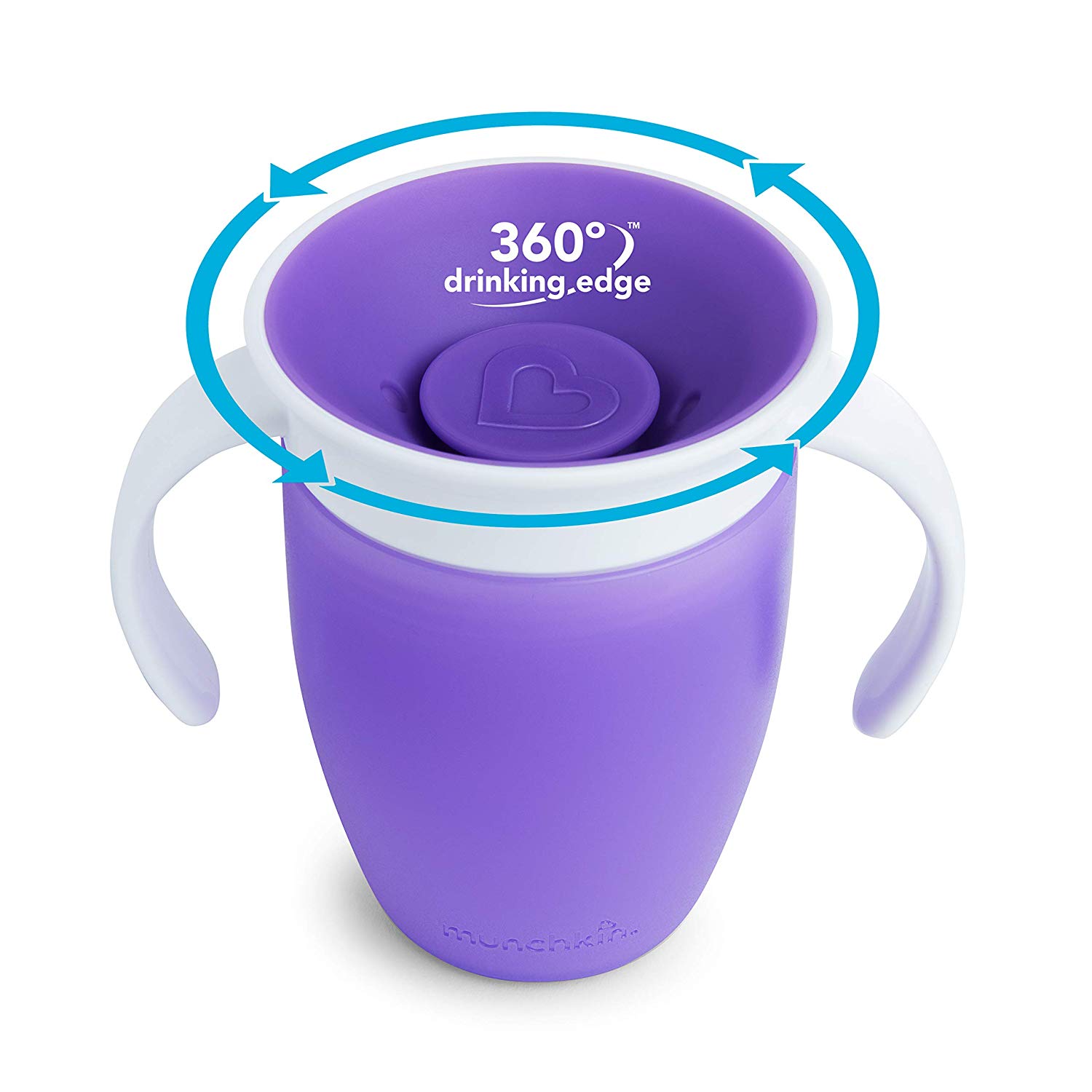 Munchkin Miracle 360 Trainer Cup, Purple, 7 oz - image 1 of 3
