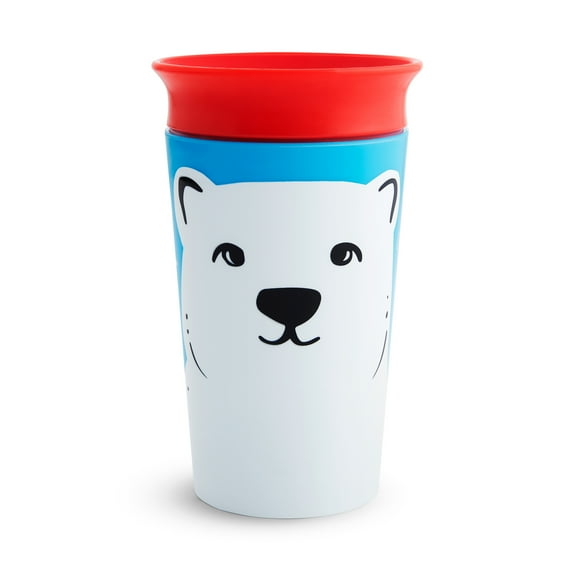 Munchkin® Miracle® 360° WildLove Sippy Cup, 9 oz, Polar Bear, Unisex