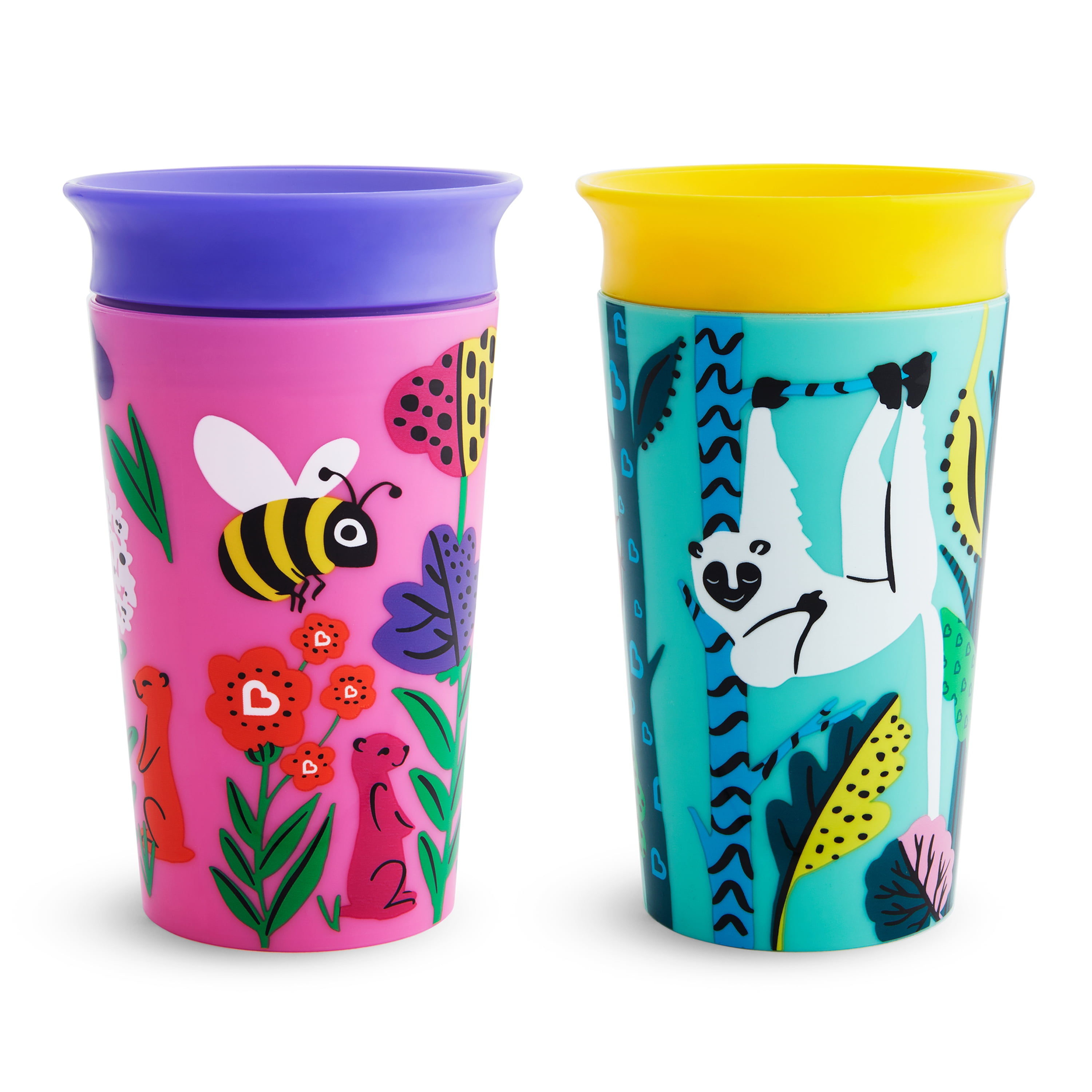 Munchkin® Miracle® 360° WildLove Spoutless Sippy Cup, 9 oz Munchkin® Miracle® 360° WildLove Spoutless Sippy Cup, 9 oz