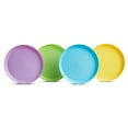thumbnail interactive-video image 1 of Munchkin® Multi™ Baby and Toddler Plates, BPA-free, Multicolor, Unisex, 4 Pack, 1 of 7
