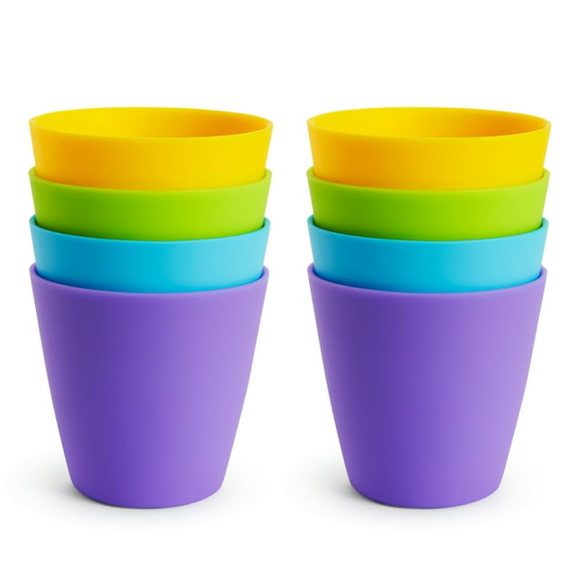 Munchkin Multi Toddler Cups, BPAFree, MultiColor, 8 Pack
