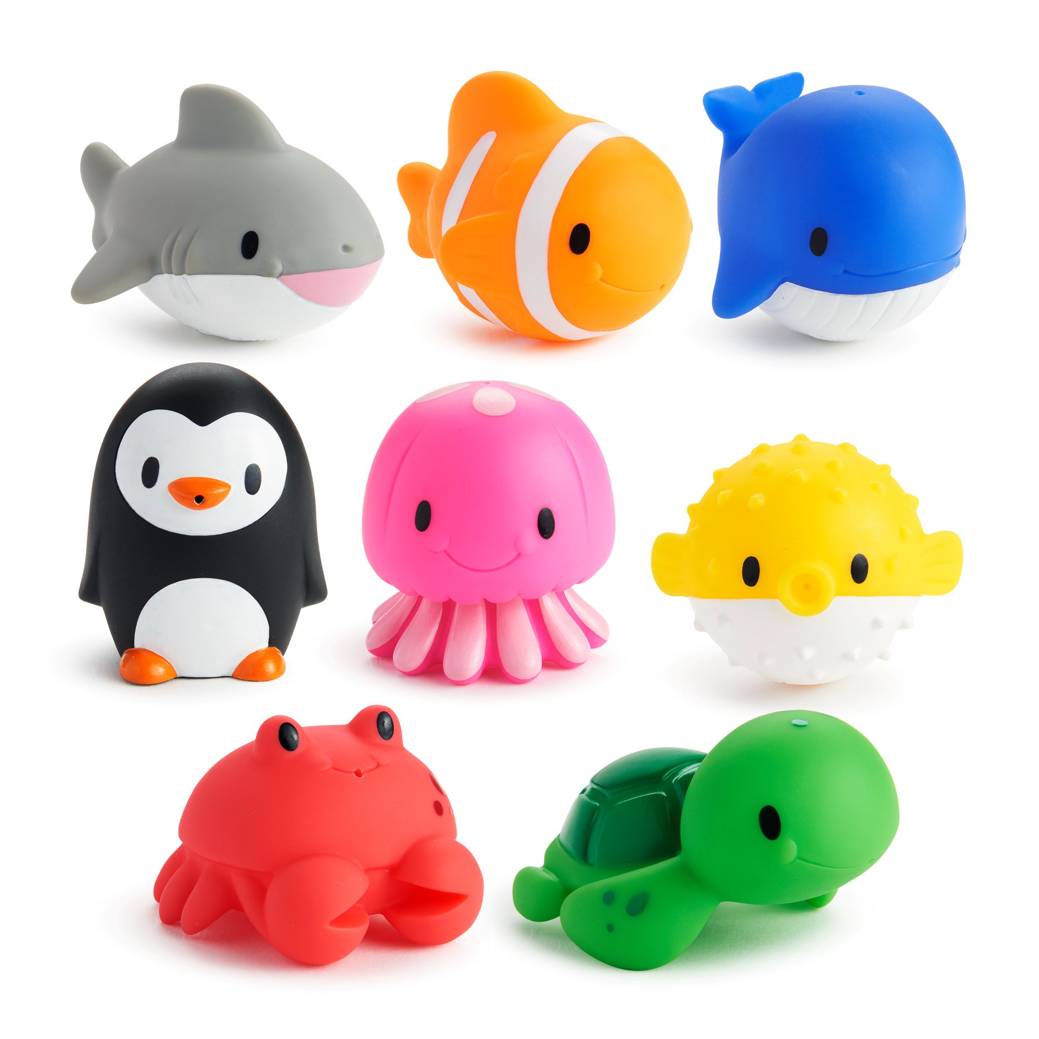 Munchkin® Ocean™ Squirts Baby and Toddler Bath Toy, 8 Pack, Unisex - image 1 of 13