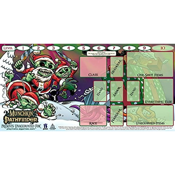 Munchkin Pathfinder Playmat - Presents Unaccounted For New