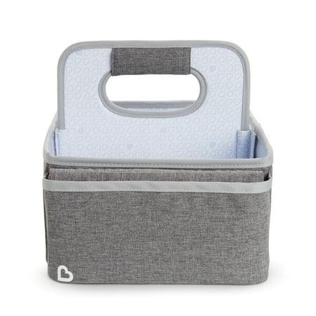 Munchkin® Portable Infant Diaper Caddy Organizer, Gray, Unisex