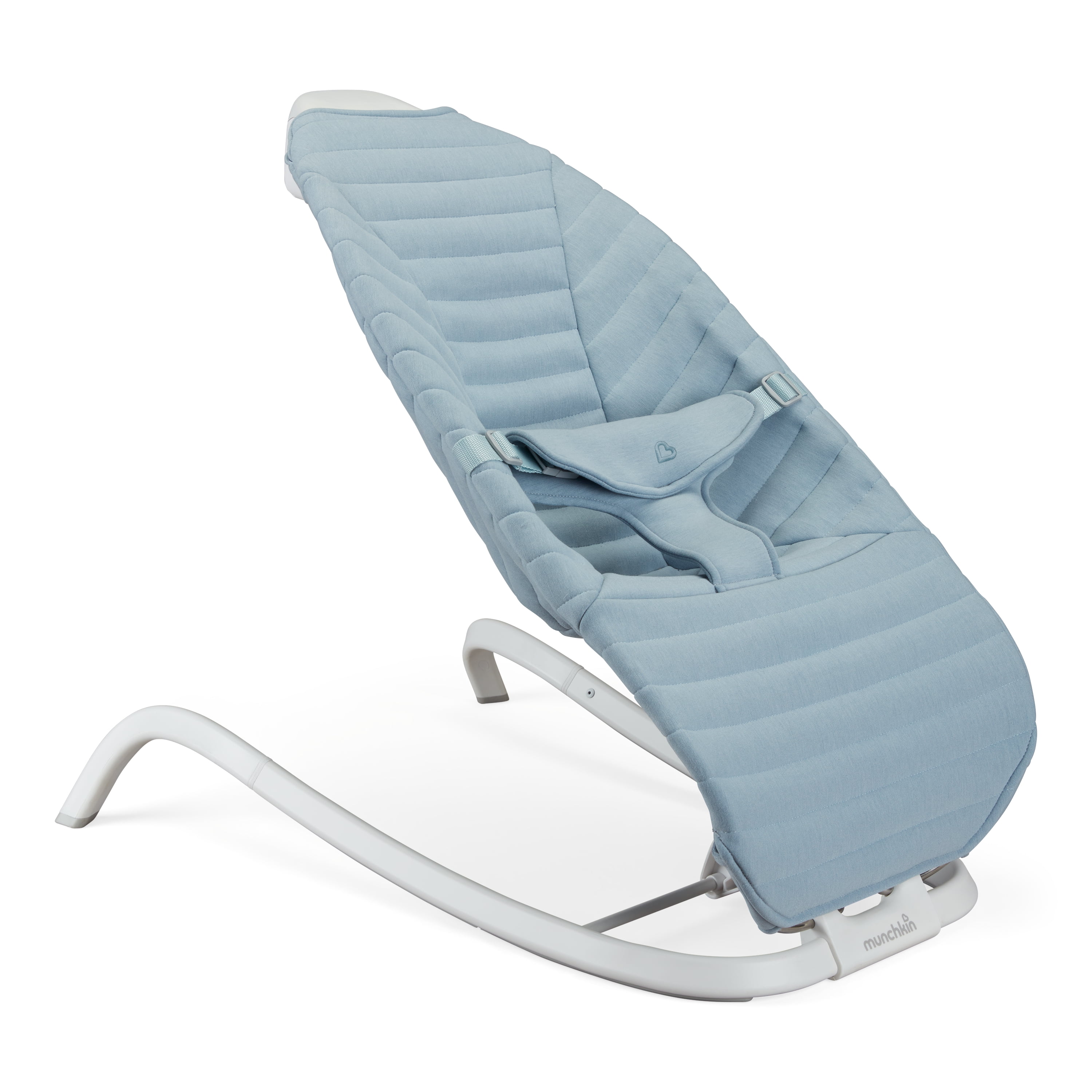 Munchkin® Premium Seat Cover for Bouncer & Rocker, Soft, Machine Washable, Removable Fabric, Ice Blue