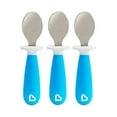 thumbnail image 1 of Munchkin - Raise 3Pk Toddler Spoons, Blue, 1 of 3