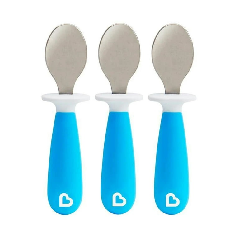 Three Blue Munchkin Toddler Spoons – THE CHRISTMAS RANCH