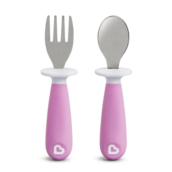 Munchkin Raise Utensils Purple, Plastic
