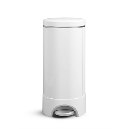 Munchkin® STEP™ Infant Diaper Pail, Powered by Arm & Hammer™, #1 in Odor Control, Hands Free, White
