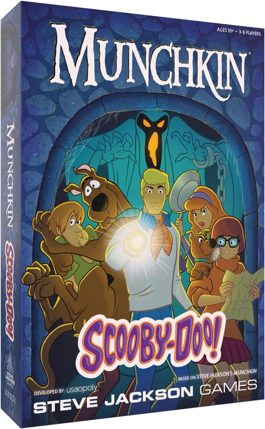Munchkin Scooby-Doo Card Game | Based on The Steve Jackson Munchkin Series | Featuring Scooby-Doo and Mystery Inc. Characters | Officially Licensed Card Game Munchkin Scooby-Doo Card Game | Based on The Steve Jackson Munchkin Series | Featuring Scooby-Doo and Mystery Inc. Characters | Officially Licensed Card Game