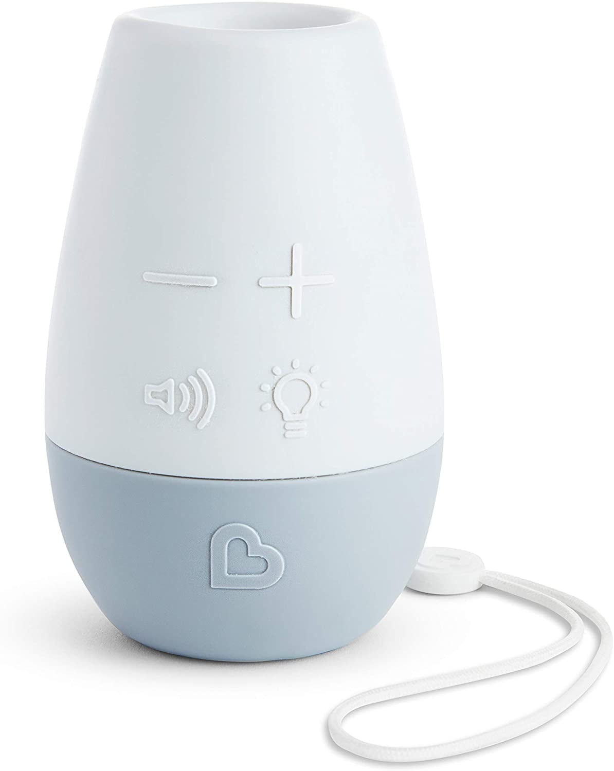 Munchkin Shhh Portable Infant and Toddler White Noise Sound Machine and Night Light, White