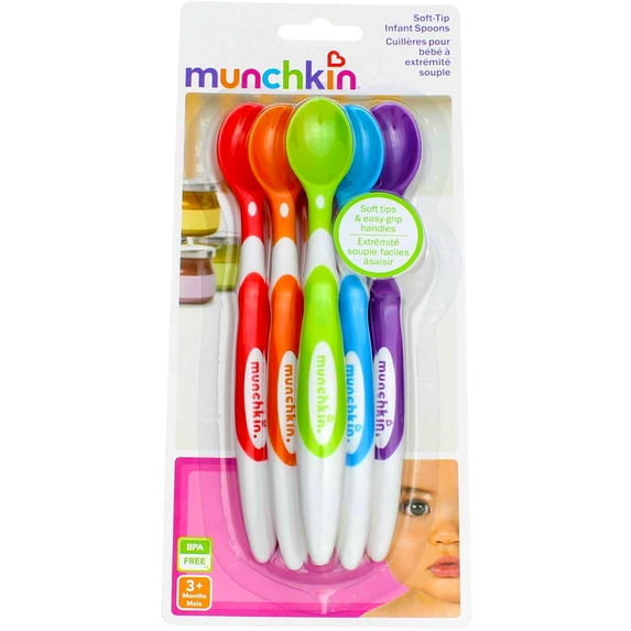 Munchkin Soft-Tip Infant Spoons, 6 Ct (1 Pk)