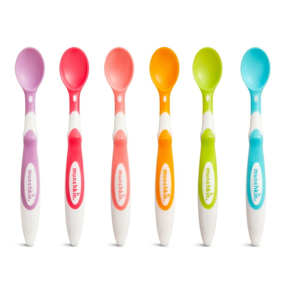Munchkin® Soft Tip™ Infant Spoons, Multi-Color, 6 Pack, Unisex