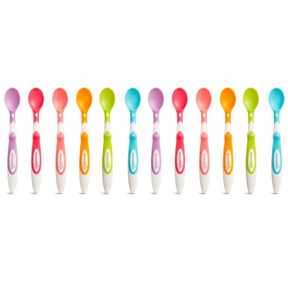 Munchkin® Soft Tip™ Infant Spoons, Multi-Color, Unisex, 12 Pack