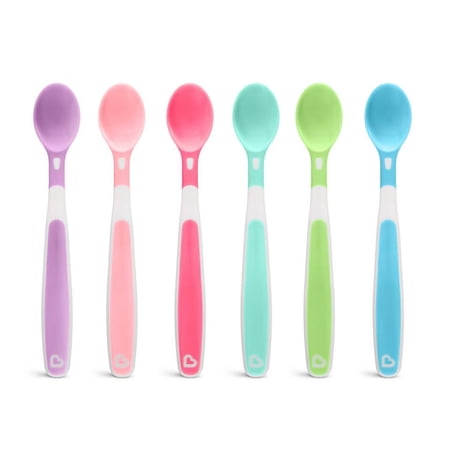 Munchkin® Soft Tip™ Infant Spoons, Multi-Color, Unisex, 6 Pack