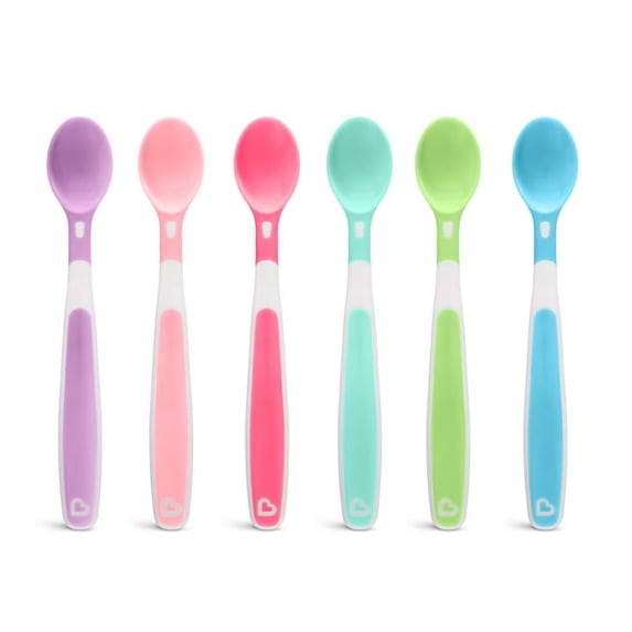 Munchkin® Soft Tip™ Infant Spoons, Multi-Color, Unisex, 6 Pack