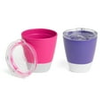 thumbnail image 1 of Munchkin® Splash™ Open Toddler Cups with Training Lids, 7 oz, Pink/Purple, Unisex, 2 Pack, 1 of 4
