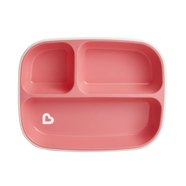 Munchkin® Splash™ Toddler Divided Plate, Pink, Unisex