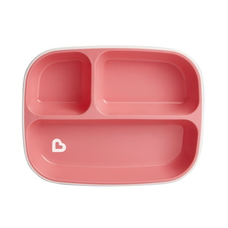 Munchkin® Splash™ Toddler Divided Plate, Pink, Unisex