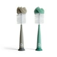 thumbnail interactive-video image 1 of Munchkin® Sponge™ Bottle Brush, Gray/Sage, 2 Pack, Unisex, 1 of 6