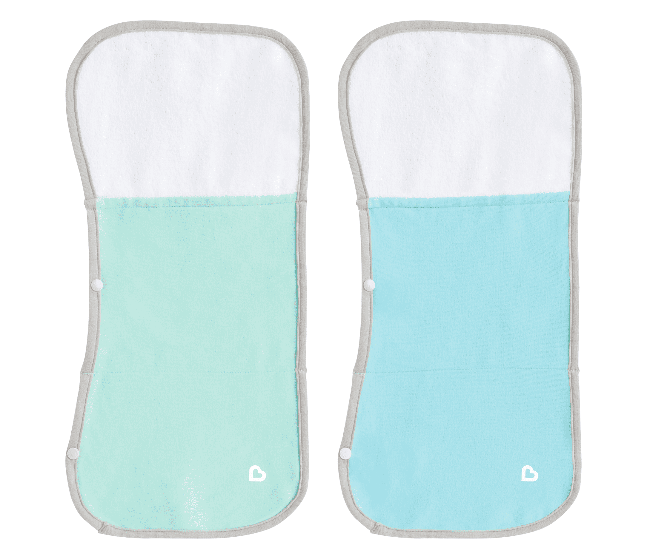 Blue waffle SET OF 3 burp rags – Natural Cuddles
