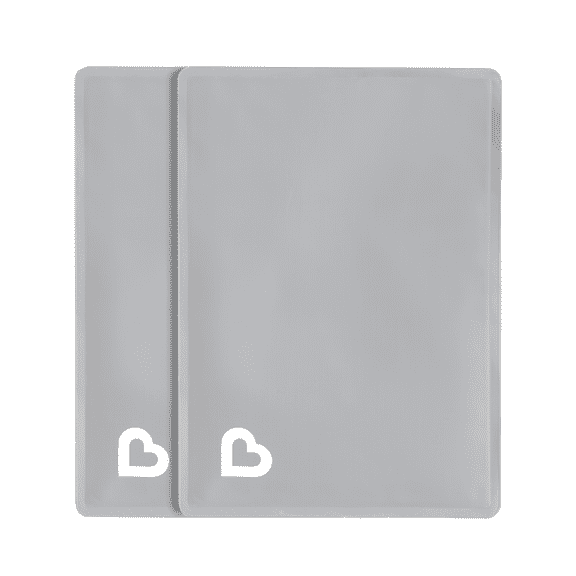 Munchkin TheraBurpee Premium Hot & Cold Gel Packs, Unisex, Gray, 2 Pack