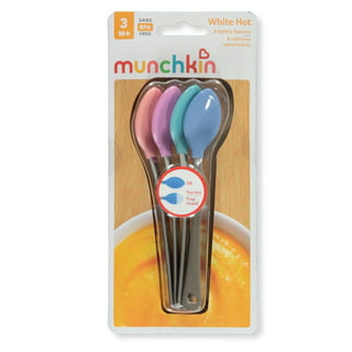 Munchkin 4-pk. White Hot Safety Spoon Set One Size Orange/pink/blue