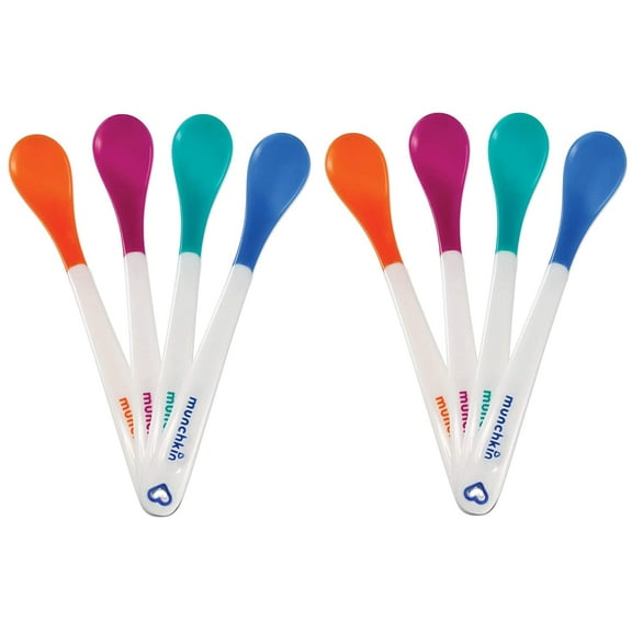 Munchkin White Hot Infant Safety Spoons, 8 Count