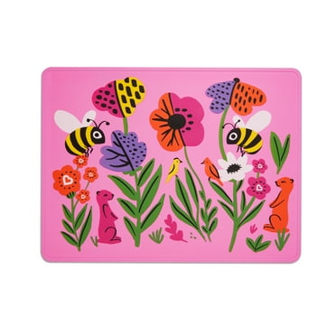 Munchkin® WildLove Silicone Toddler Placemat, Bee, Pink