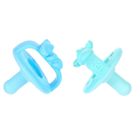 Munchkin Wildlove Koala Silicone Pacifier, Blue/Mint, Unisex, 2 Pack