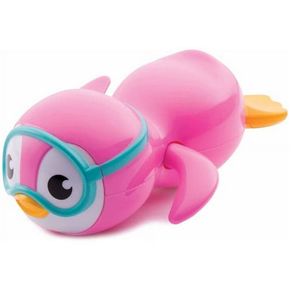 Munchkin® Wind Up Swimming Penguin Baby and Toddler Bath Toy, Pink