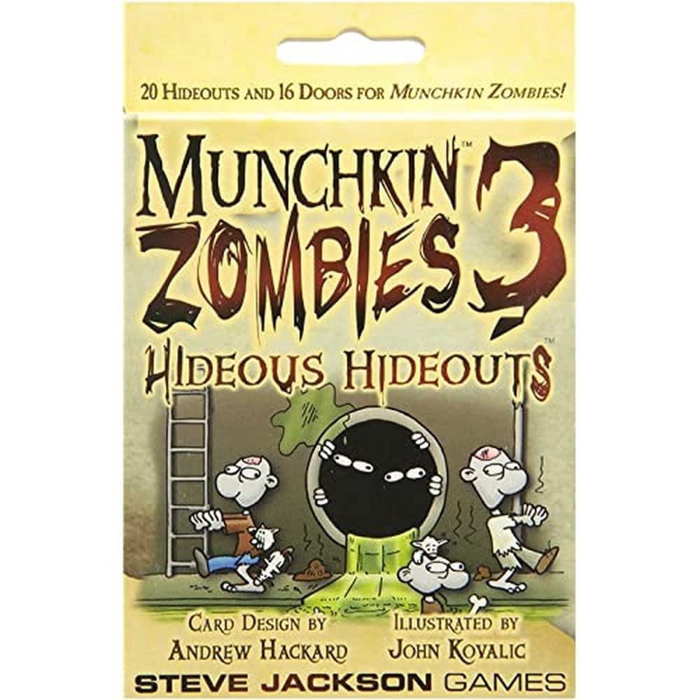Munchkin Zombies 3 Hideous Hideouts - Walmart.com