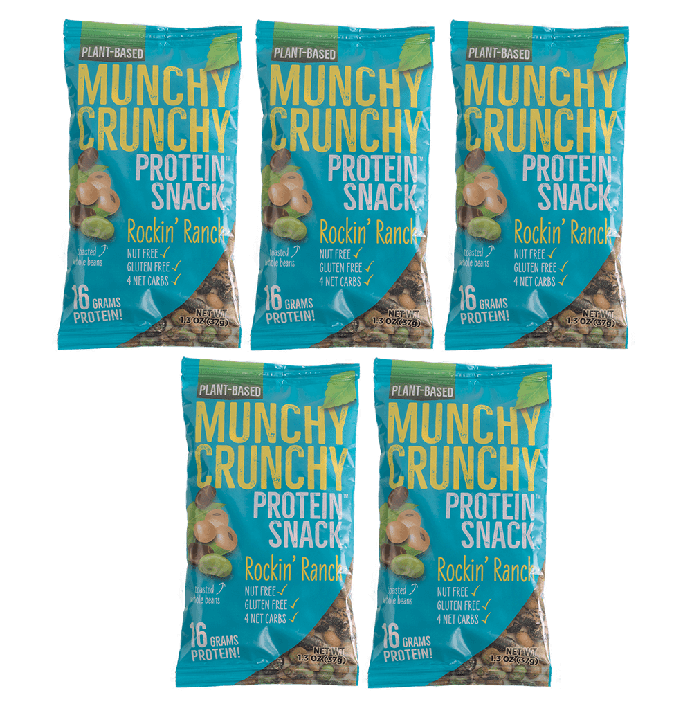 Munchy Crunchy Protein Snack Rockin' Ranch Size 5Pack