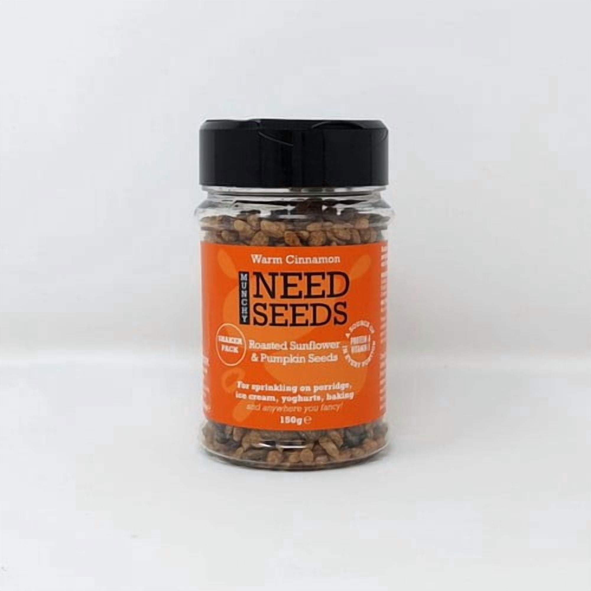 Munchy Seeds Cinnamon Shaker 150g, British Import (Pack of 3)