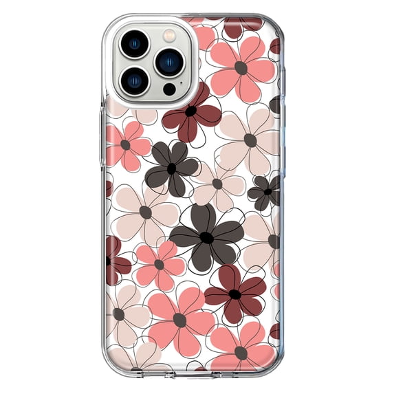 Mundaze - Case for Apple iPhone 11 Pro Slim Shockproof Hard Shell Soft TPU Heavy Duty Protective Phone Cover - Summber Vibe Cute Flowers