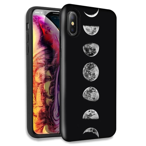 Mundaze Moon Transitions Double Layer Hybrid Case Cover For Apple iPhone XR