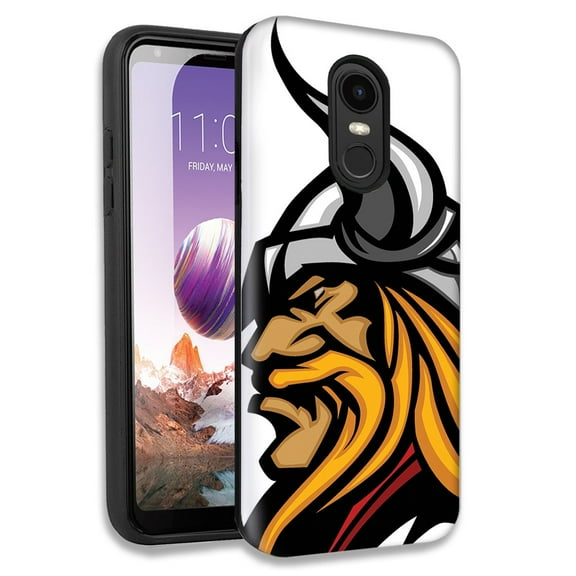 Mundaze Viking Double Layer Hybrid Case Cover For LG Fortune 2/Aristo 2 Plus/Zone 4/Aristo 3