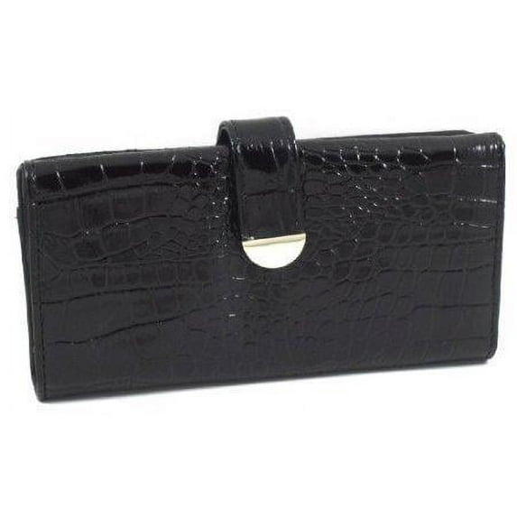 Mundi Croc Kellie Tab Clutch Wallet